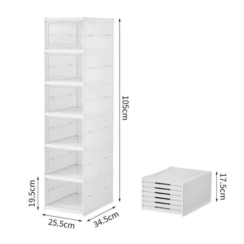 ORGANIZADOR PLEGABLE DE ACRILICO PREMIUM (6 Cajas)