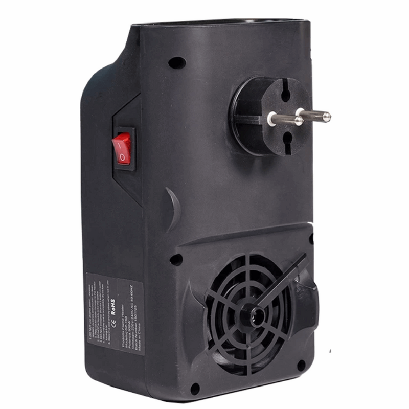 Mini Calefactor Chimenea Eléctrica de 900W Flame Heater - technopromos