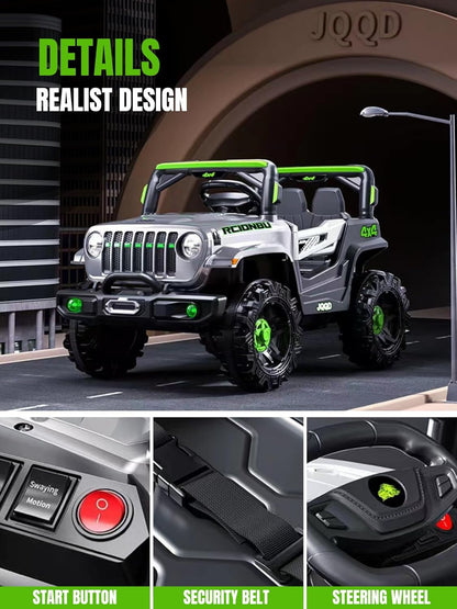 JEEP TODOTERRENO 4X4 PARA NIÑOS
