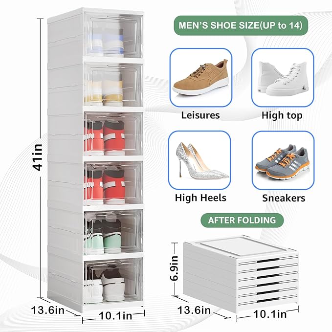 ORGANIZADOR PLEGABLE DE ACRILICO PREMIUM (6 Cajas)