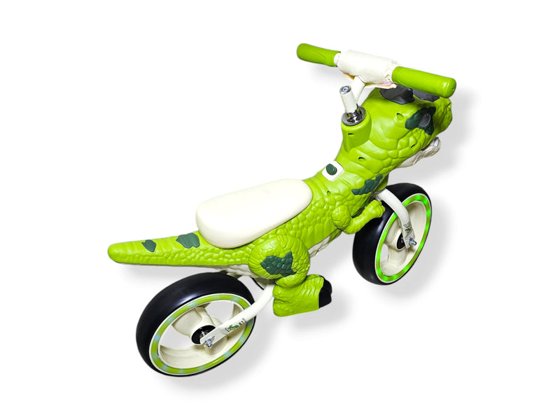 BICICLETA DE EQUILIBRIO DINOSAURIO T-REX VERDE