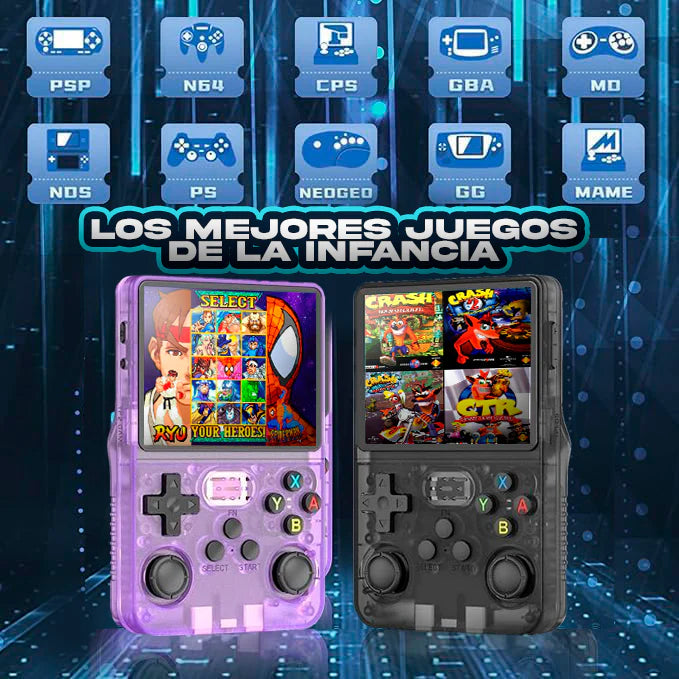 CONSOLA DE JUEGO PORTÁTIL RETRO 🕹