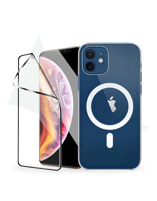 Pack Clear - Clear Case Magasafe + Xtreme Shield