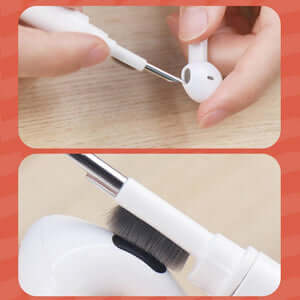 CleaningBrush Herramienta 3 en 1 Limpieza de Teclados y Audífonos - technopromos