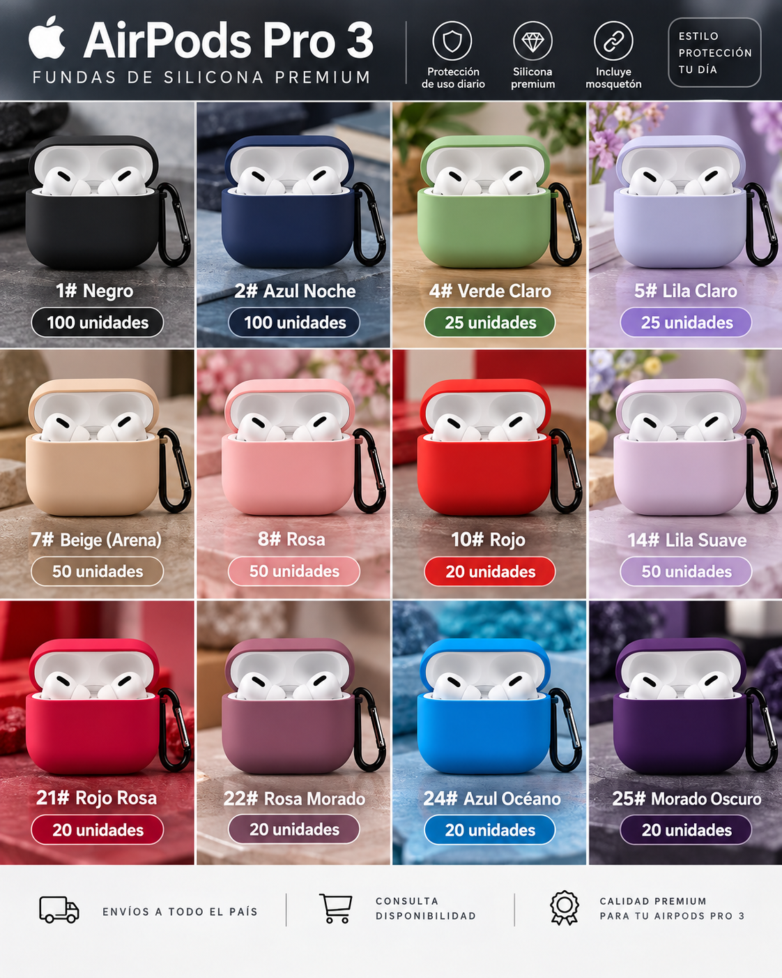 AirPods Pro 3ra Generación + Case de Regalo🎁 (animado o color entero) — foto 8