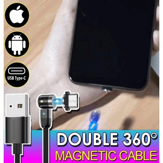Cargador Magnético - 3 en 1 - Carga Rápida 360° — foto 3